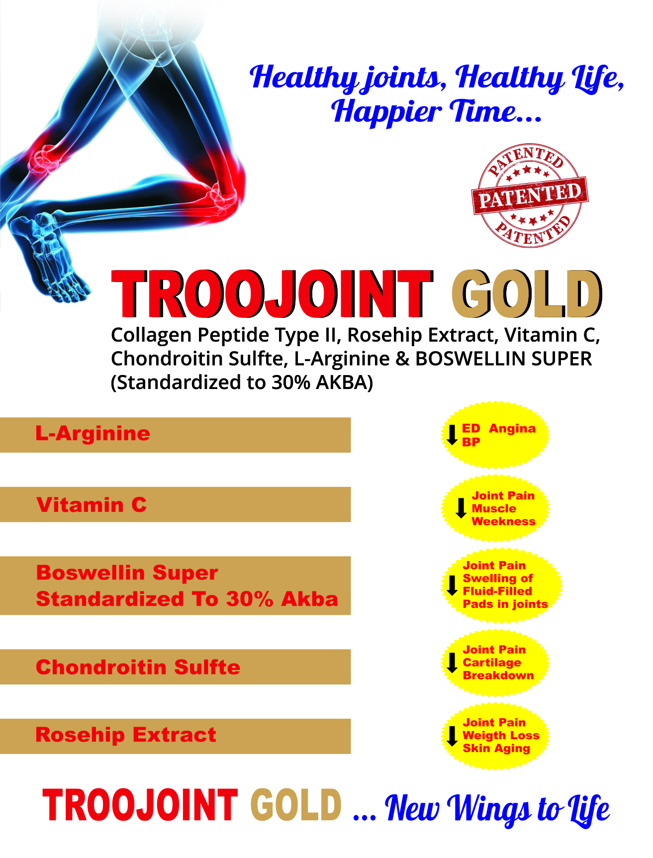 Troo Joint Gold Dosage Form: Powder