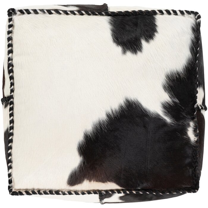 Leather Pouf
