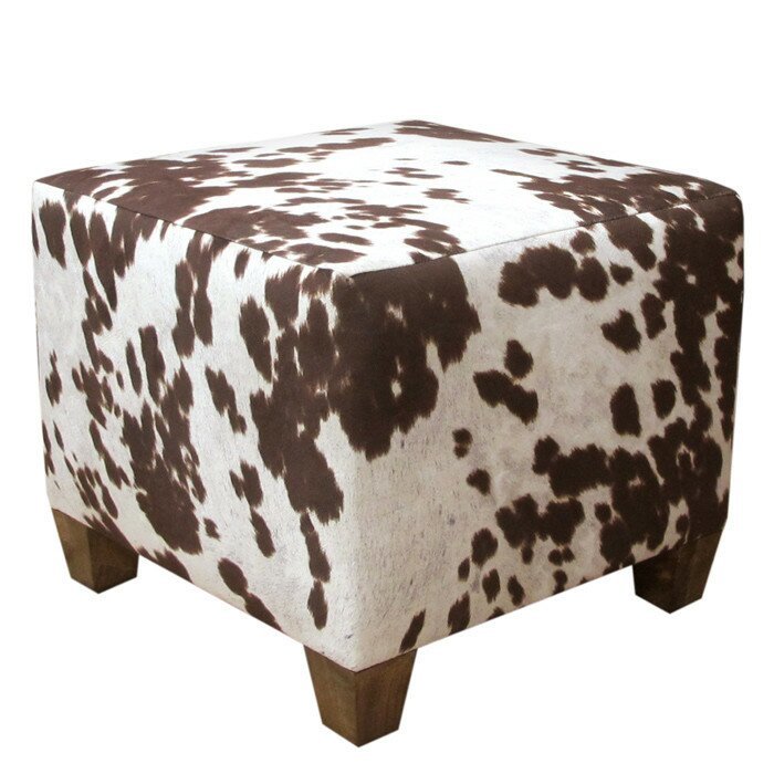 Leather Pouf