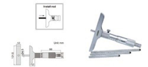 Insize 3240-100 Depth Micrometer Application: Yes