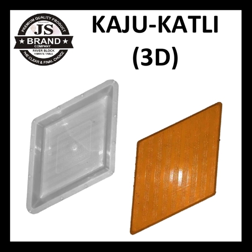 Kaju Katli Paving Block Mould - Plastic, Size: 215 pcs/100 sq.ft, Color: White | Features: Elastic, Non-stick Inner, Mirror Finish, 1-1.6 Year Lifespan