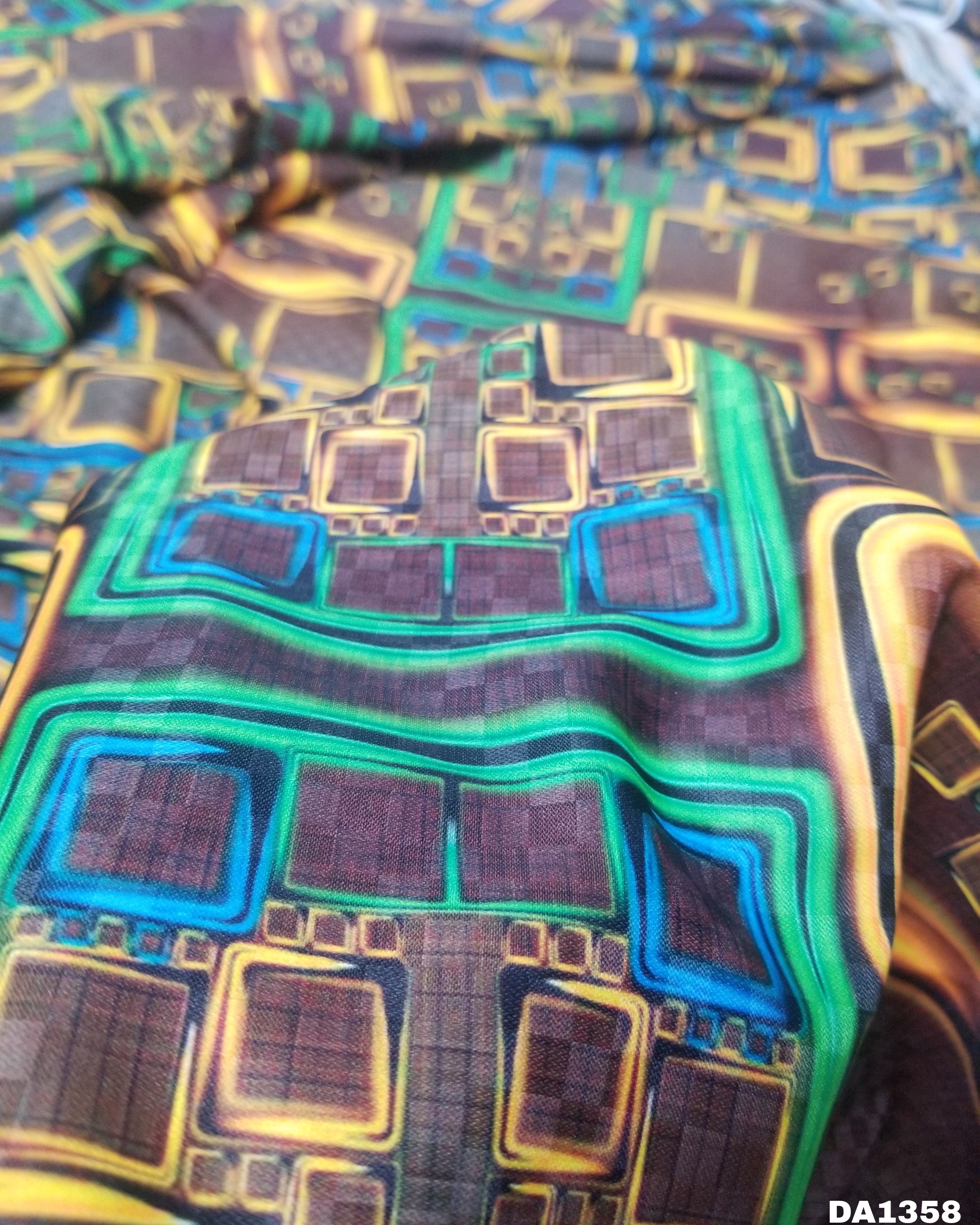 6mm Checks Digital Print Fabric