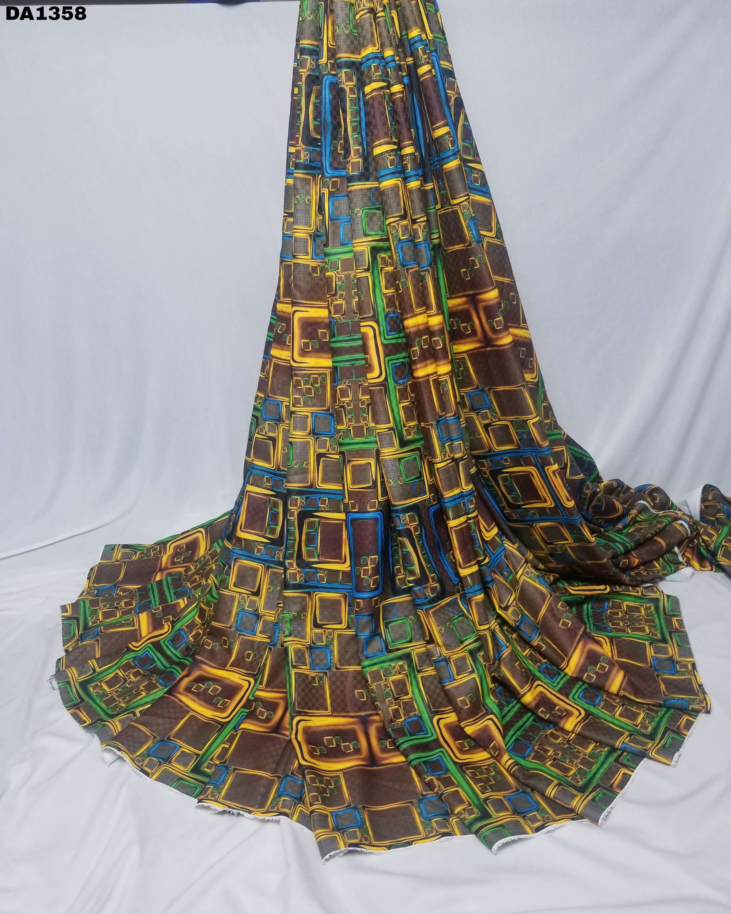 6mm Checks Digital Print Fabric
