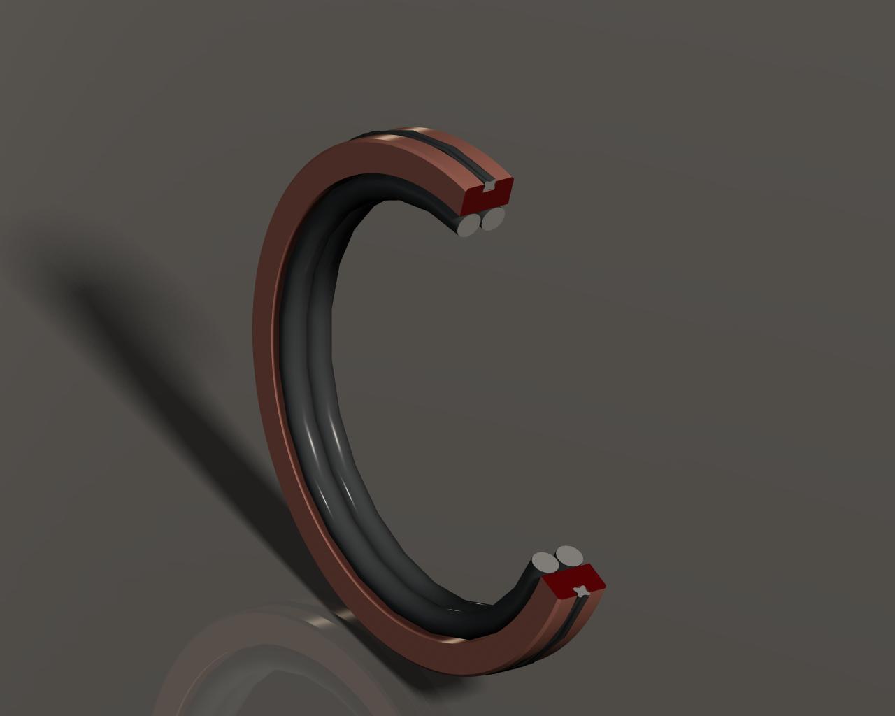 Accumulator Piston Seal - Nitrile Rubber & Viton