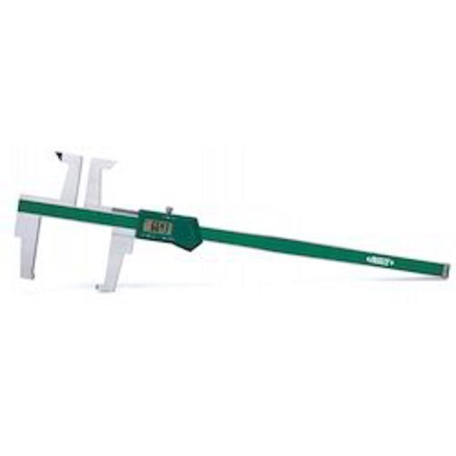 Insize 1168-300A Digital Drum Caliper - Stainless Steel, 0-300mm / 0-12", Precision Measurement, Automatic Power Off, Data Output Capability, White Finish, Ideal for Drum Brake Dimensions