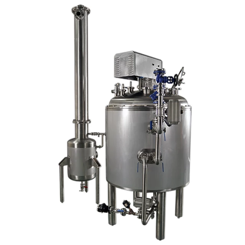 Automatic Hand Sanitizer Machine - Vacuum Mixer Emulsifier Homogenizer For Cosmetic Cream, Shampoo, Lotion & Ointment Production, Ideal For Herbal And Personal Care Products