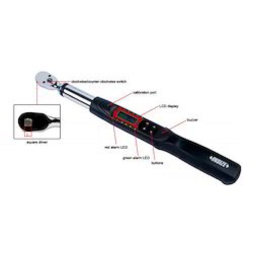 INSIZE IST-W135A Digital Torque Wrench - Plastic, 415 mm Length, White Color | Precise 27-135 N.m Range, Auto Power Off, Calibration Certificate, Non-Slip Grip Handle