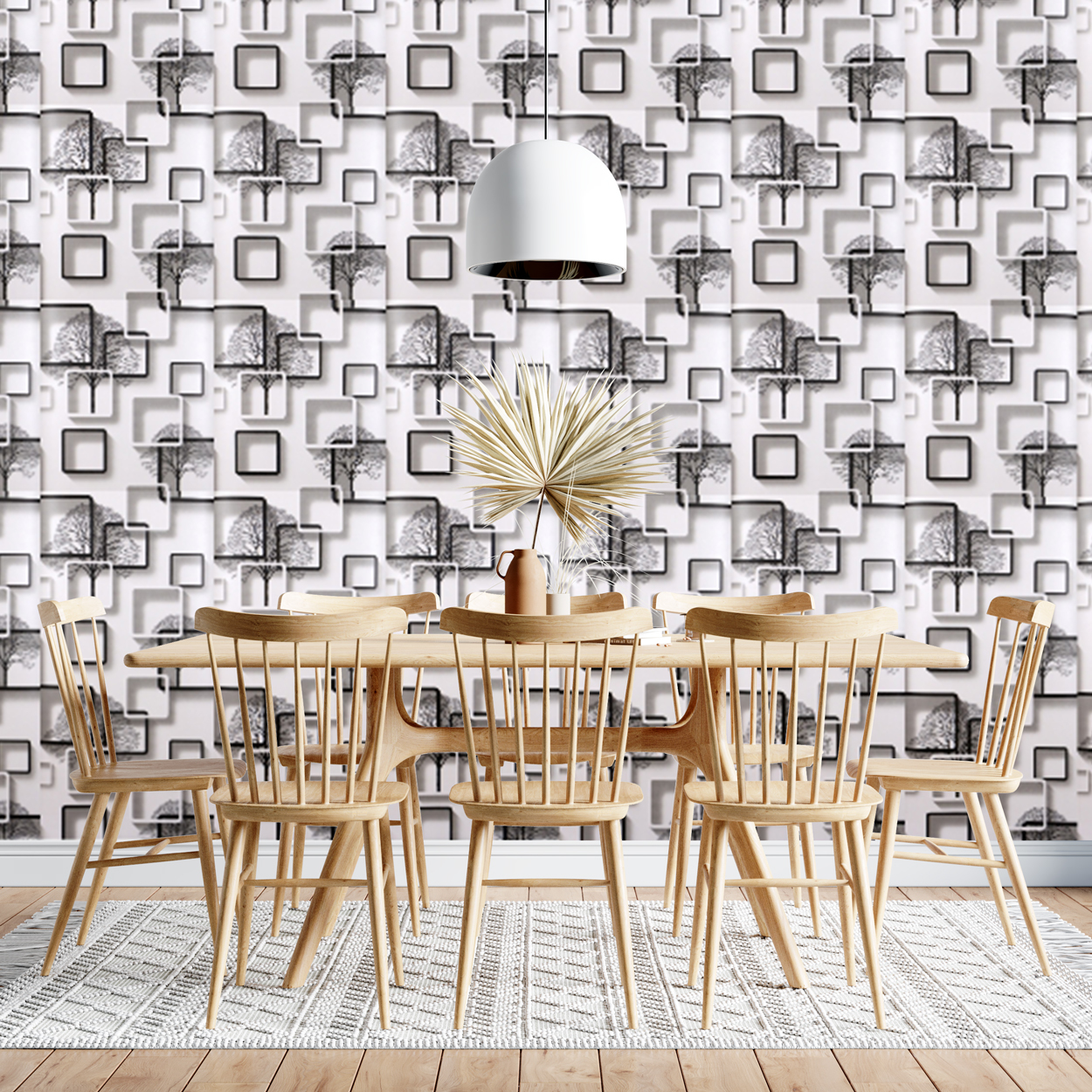 Hh-80501 Non-woven Designer Wallpaper