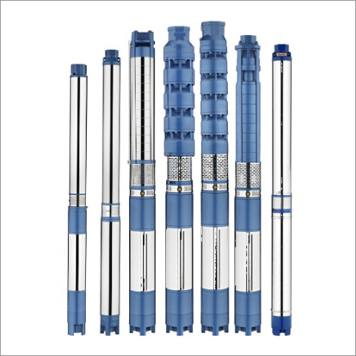Borewell Submersible Pump - High Pressure Electric Motor | Metal Construction for Commercial and Household Water Usage