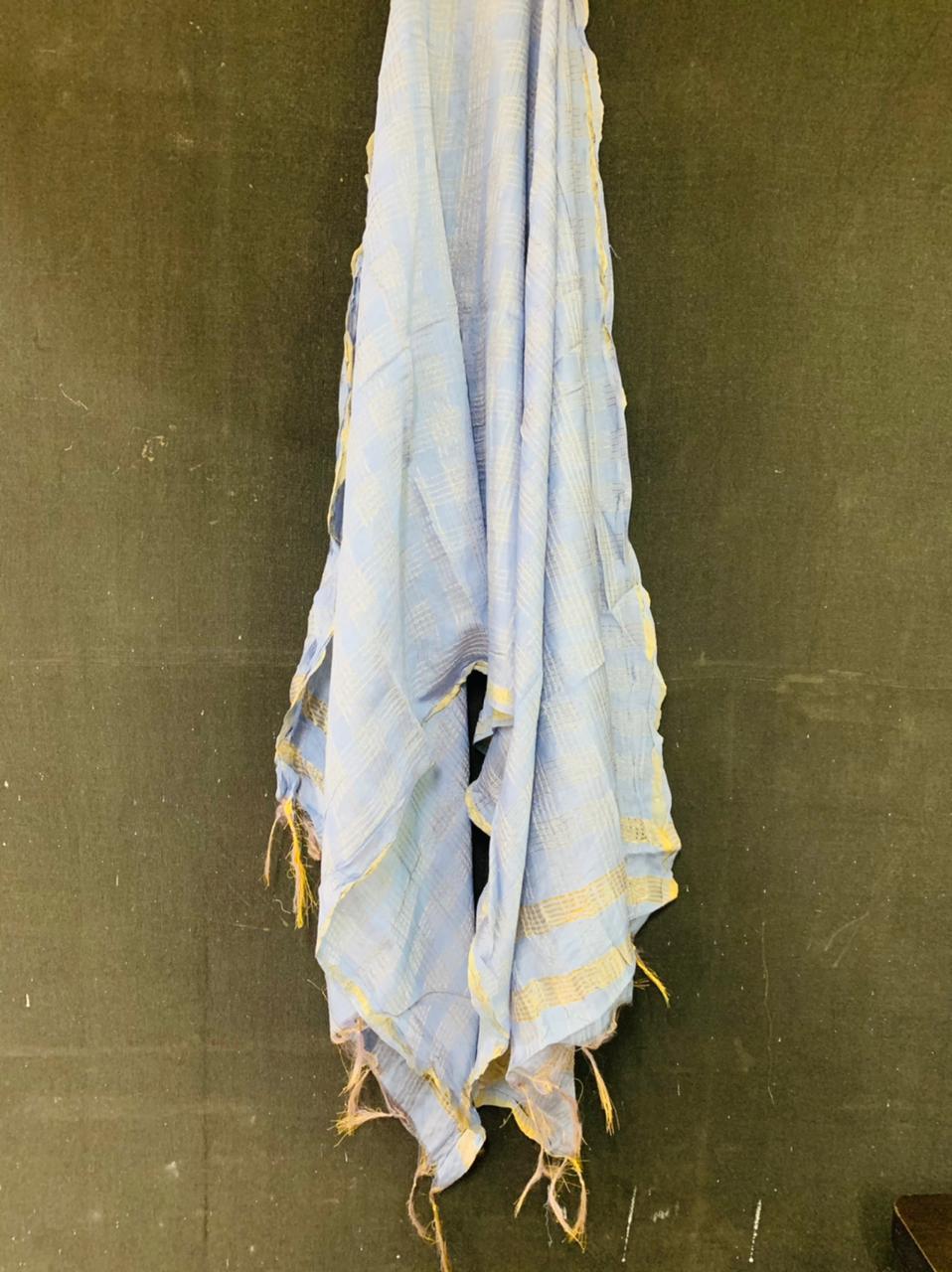 Cotton Designer Z Checks Dupatta