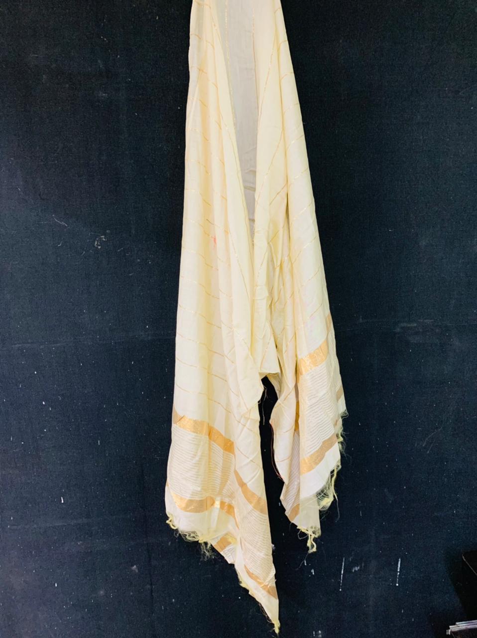 Chanderi Dupatta - Rayon Material, 2.25 Meters Long | Shrink Proof, Skin-friendly, Lightweight, Colorfast, Various Patterns