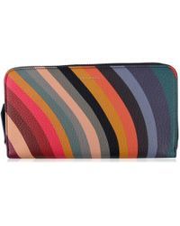Women's Leather Wallet - 4.5 X 7.5 X 1 Inches, Brown | 12 Pockets, Rfid Blocking, Zipper Closure