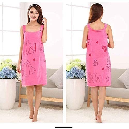 Wearble Bath Towel Womens Lady
