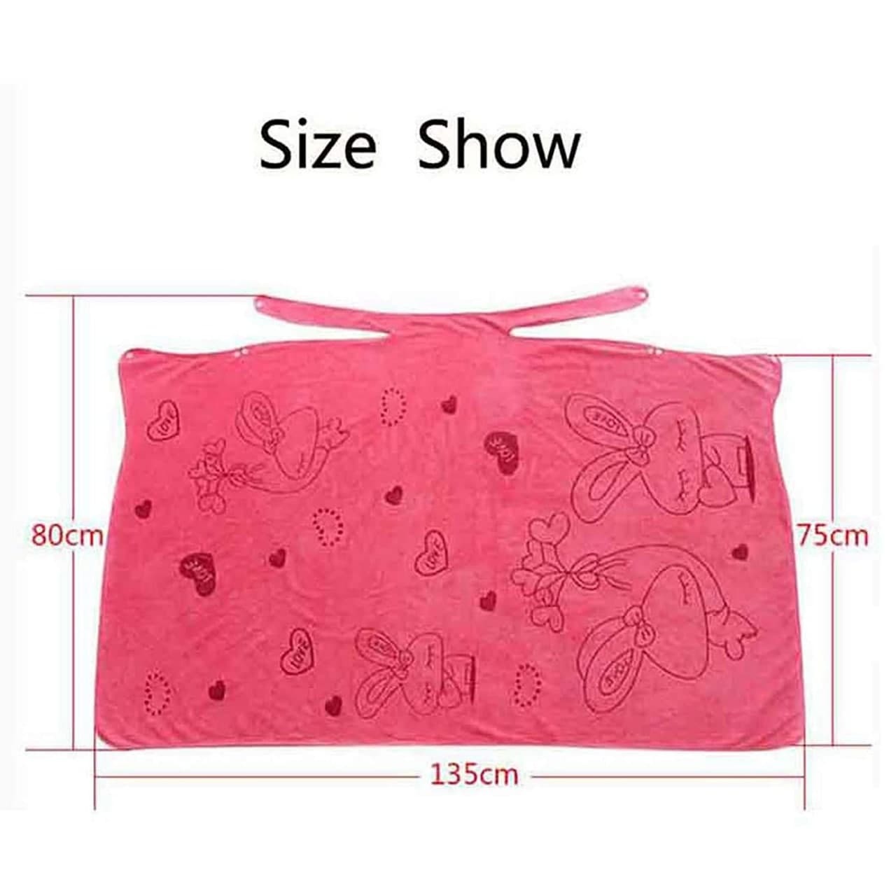 Wearble Bath Towel Womens Lady