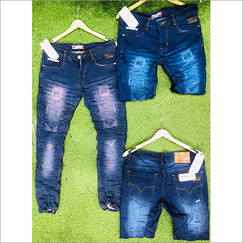 ब्लू मेन्स फैंसी जींस