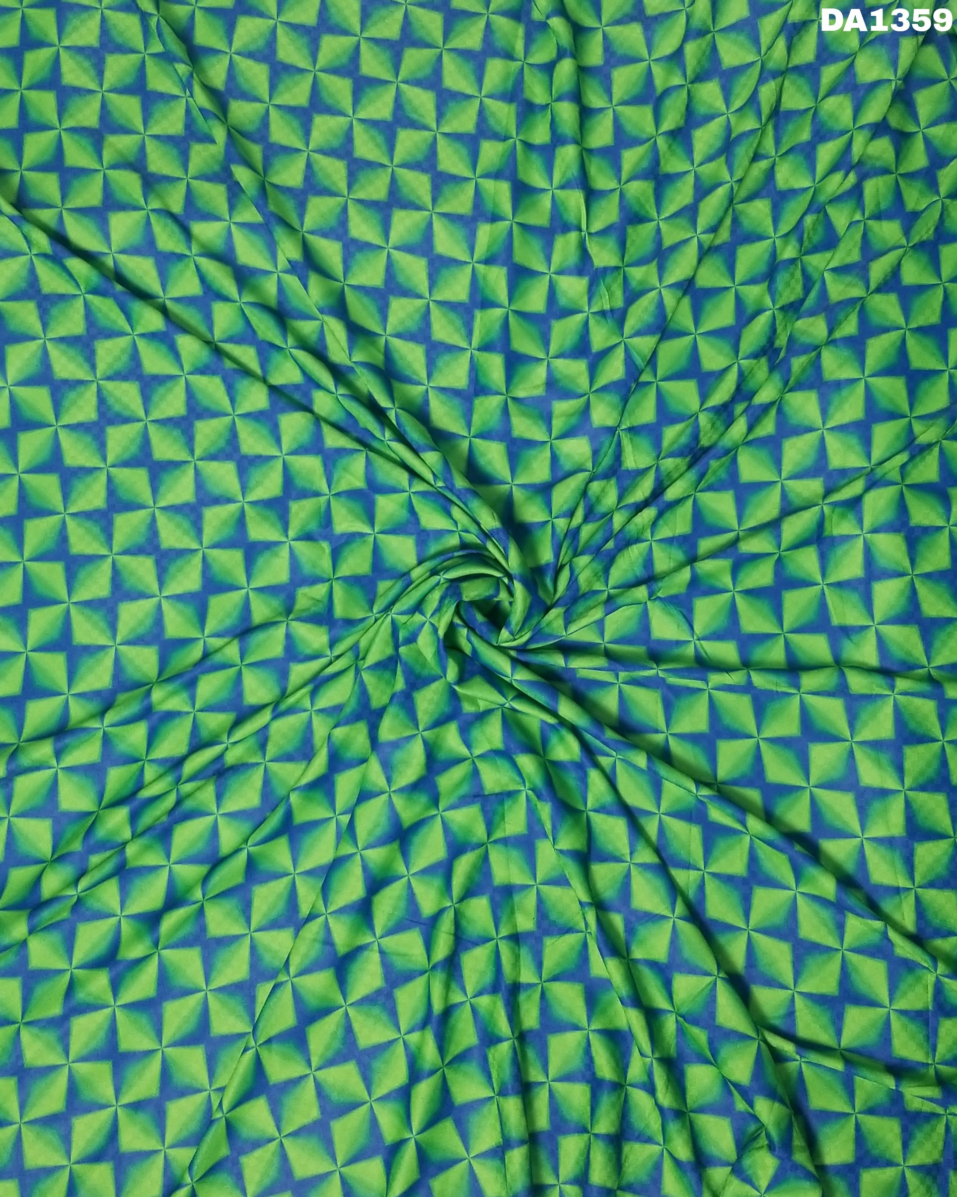 Washable 6mm Checks Digital Print Fabric