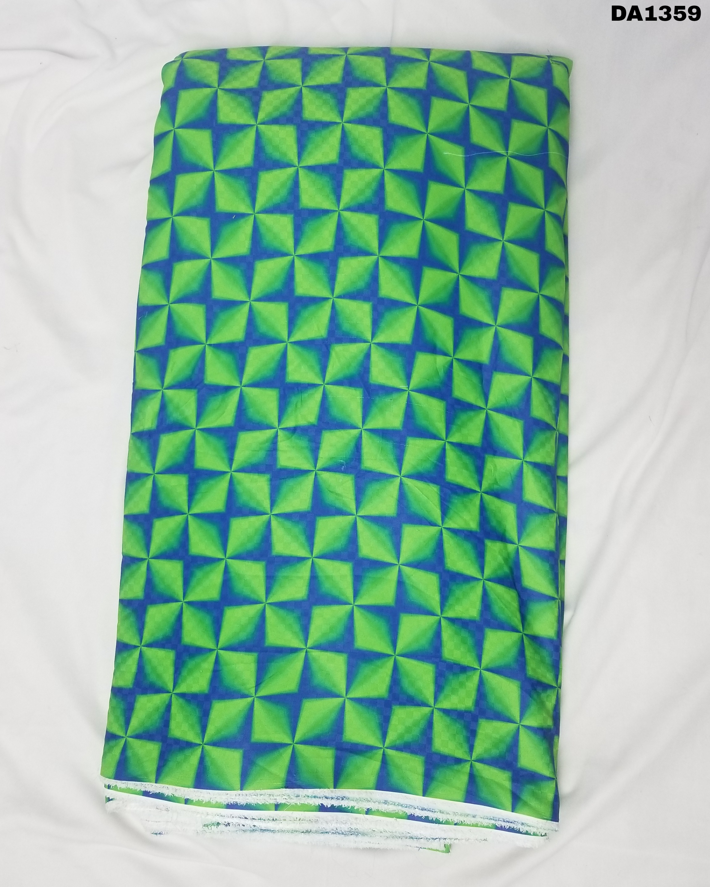 Washable 6mm Checks Digital Print Fabric