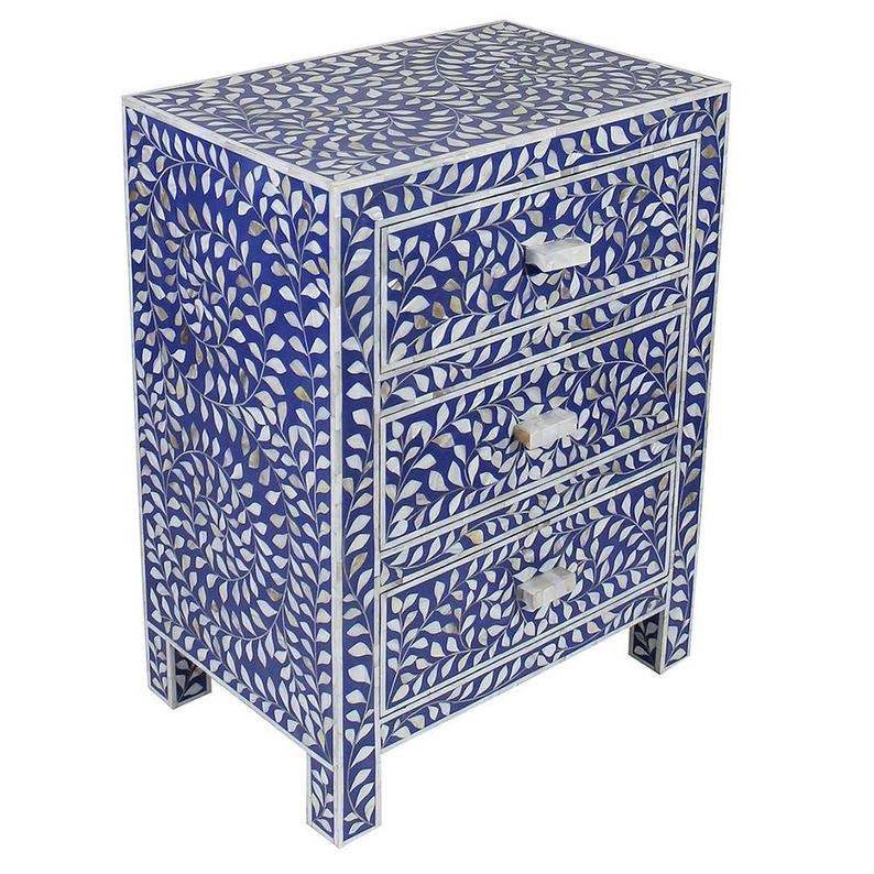 Premium Quality Bone Inlay Side Table