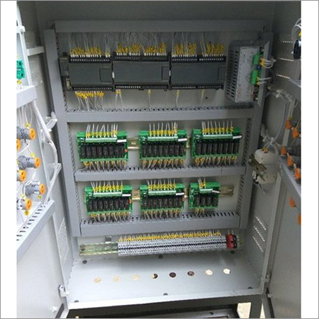 Industrial PLC Control Panel - Mild Steel, 110-420V Rated Voltage , 50-60MHz Frequency, Powder Coated Finish