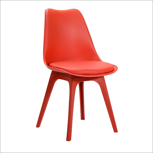 Metal Red Cafe Chair