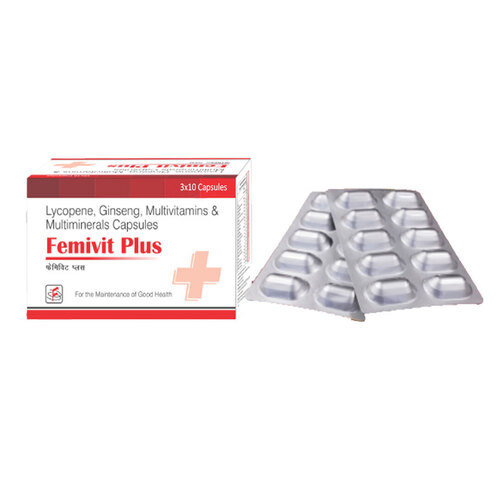 Lycopene Ginseng Multivitamins And Multimineral Capsules General Medicines