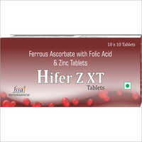 Ferrous Ascorbate With Folic Acid And Zinc Tablets