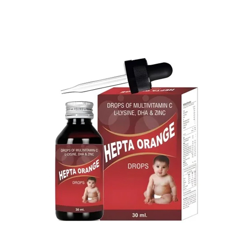 मल्टीविटामिन सी एल-लाइसिन डीएचए और जिंक ड्रॉप की 30 एमएल बूंदें