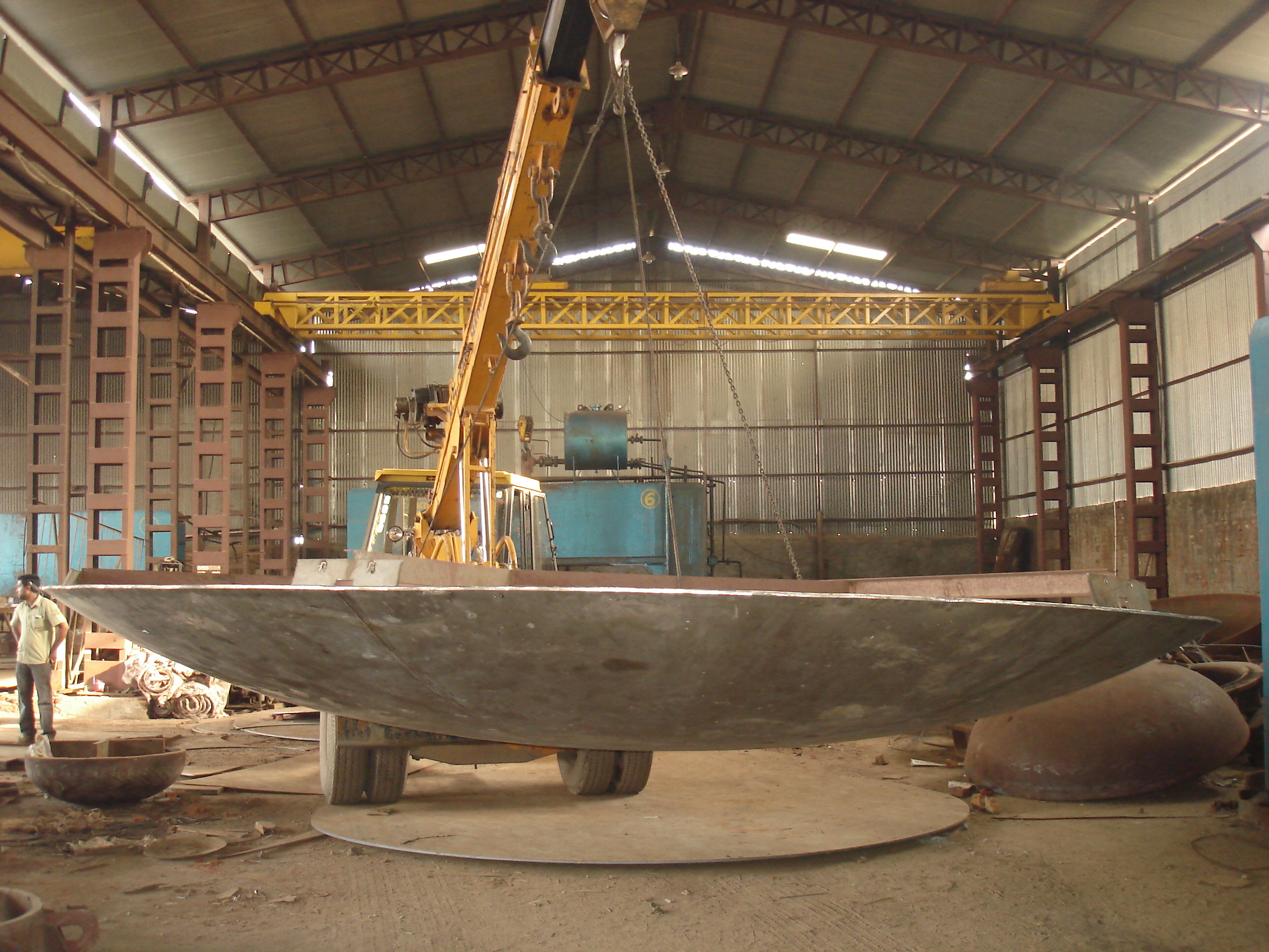 Dished-ends - Thickness 6mm To 100mm, Diameter 500mm To 5600mm | Cold Pressing Fabrication, Ultrasonic Tests, Heat Treatment, Mechanical Testing As Per Customer Requirements