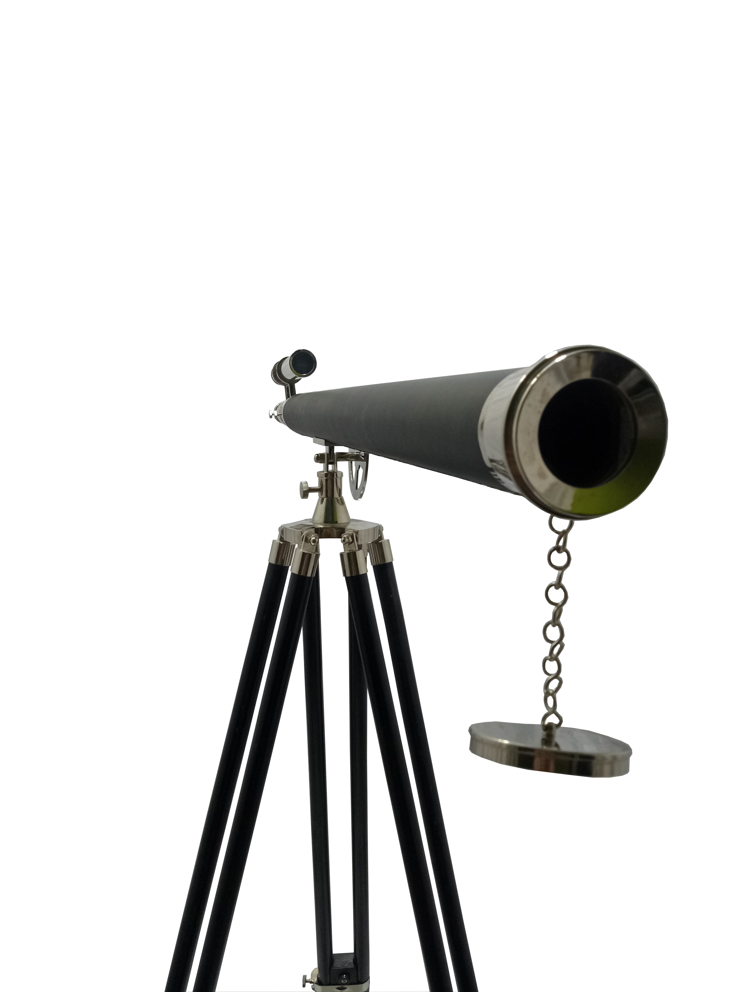 Nautical 39" Telescope With Tripod Stand Watching Brass Spyglass