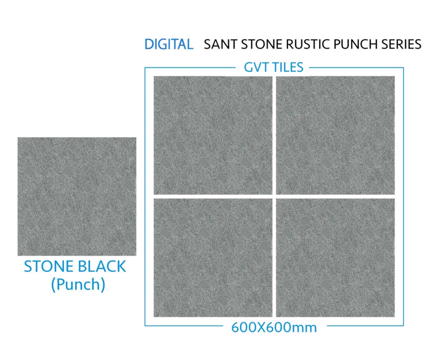 Stone Black Galicha Series