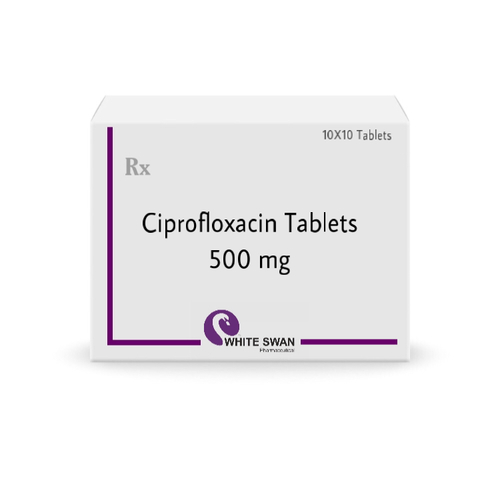 Ciprofloxacin Tablets - 250 mg & 500 mg | General Medicines, Store In A Cool & Dry Place, As Directed By Physician