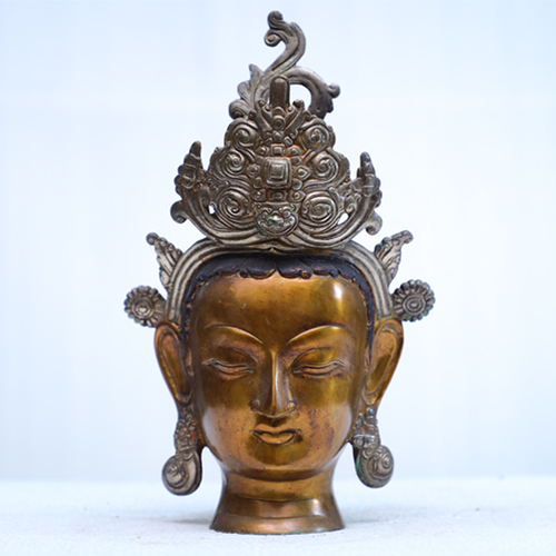 Decorative Bronze Bubdha Head