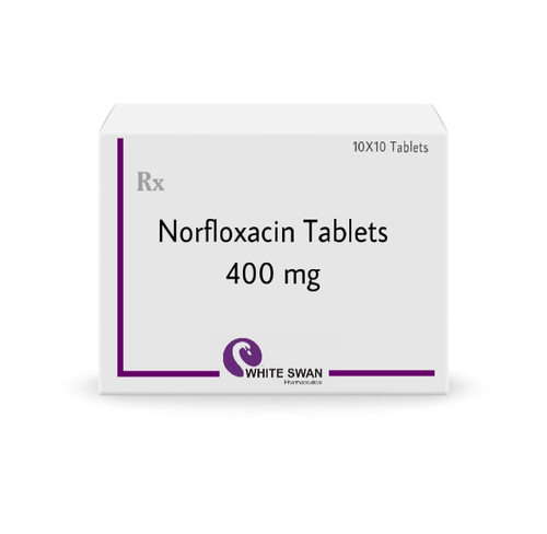 Norfloxacin Tablets - 400mg Strength | Treats Bacterial Infections, Oral Dosage as Directed, Store in Cool & Dry Place