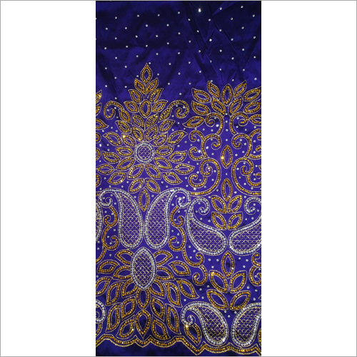 वॉशेबल अफ्रीकन हैवी बीडेड जॉर्ज फैब्रिक