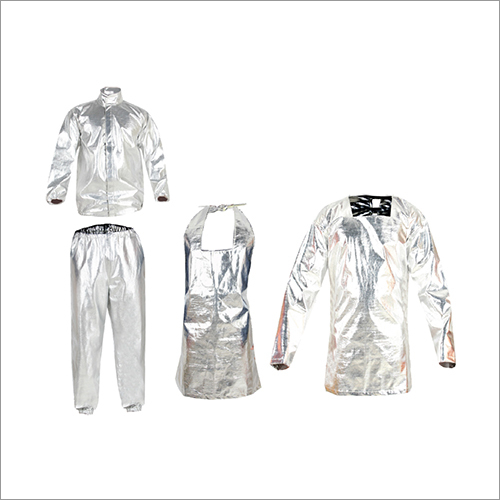 Ultralite Aluminised Pyramid Blend Ripstop Knit Fabric Protective Apron