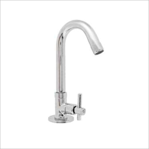 वेसल बेसिन ब्रास स्वान नेक पिलर कॉक