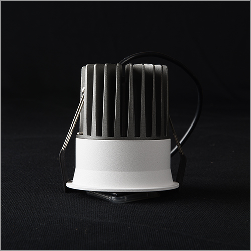 Amara 12w Cob Led Spot Light - Aluminum, Height 76mm, White Powder Coated Finish | Ideal For Residential, Commercial, And Hospitality Use, Low Power Cree Leds