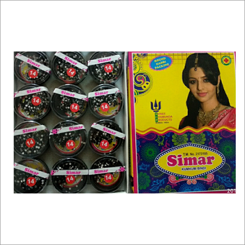Round Black Kumkum Bindi
