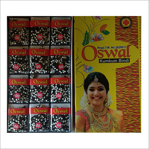 Round Black Kumkum Bindi