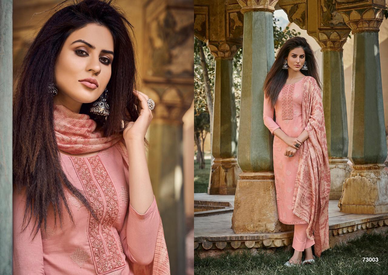Printed Qalamkar By Kalki Fashion Pure Lawn Cotton Dress Material Catalogue