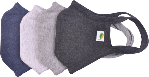 व्हाइट मेलेंज ऑर्गेनिक रिज्यूएबल फेस मास्क M साइज़