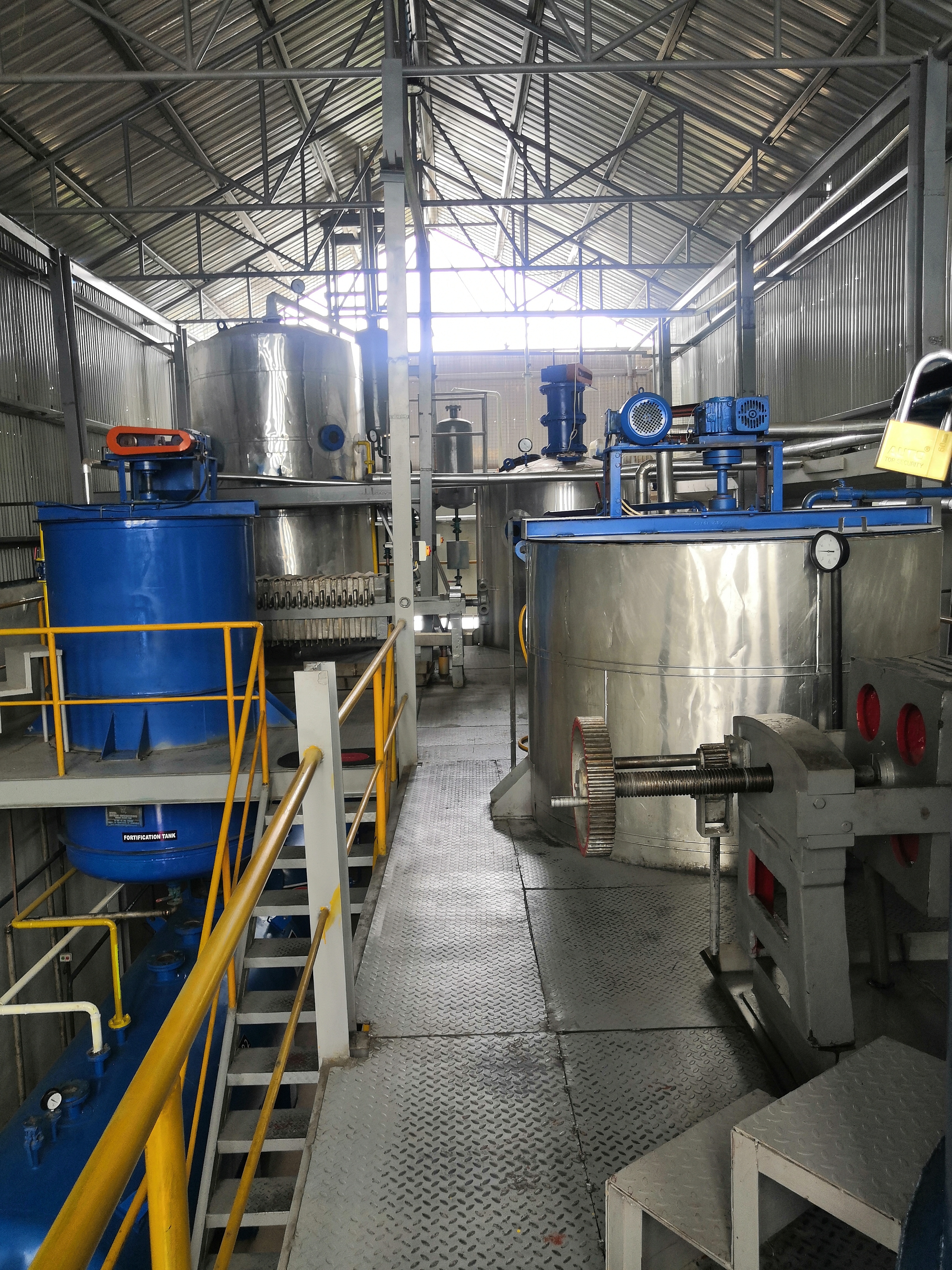 Semi-automatic Edible Oil Refinery Machine