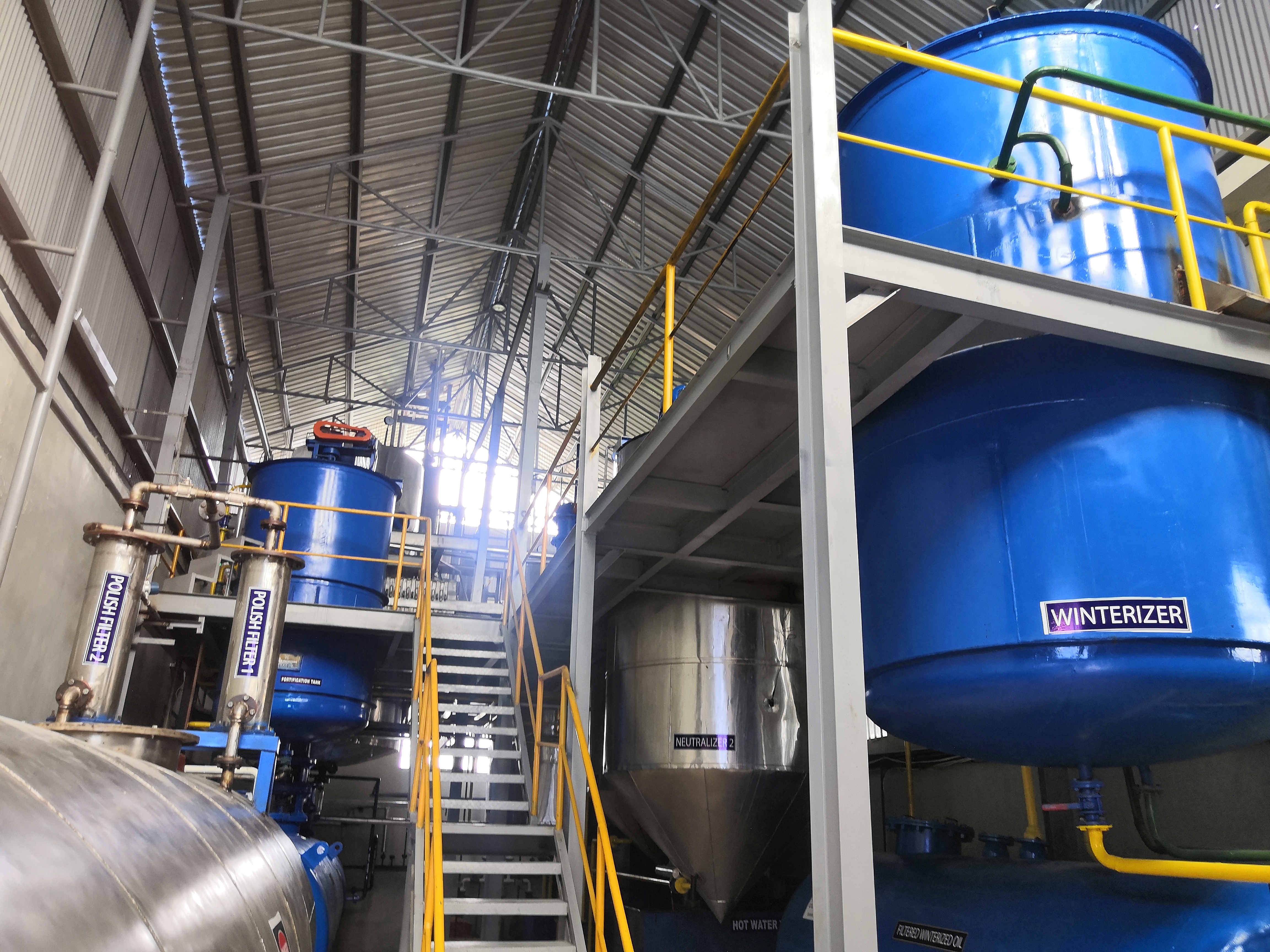 Semi-automatic Edible Oil Refinery Machine