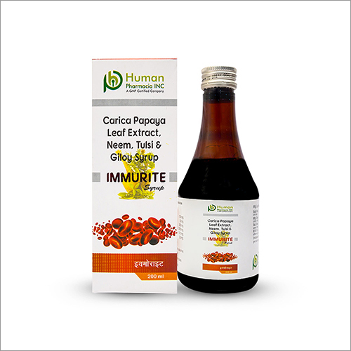 Carica Papaya Leaf Extract - Neem - Tulsi and Giloy Syrup