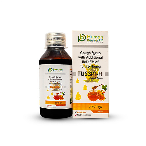 Cough Syrup - With Tulsi & Honey Infusion, Soothes Throat and Reduces Coughing
