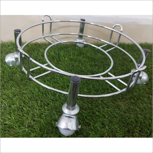Cylinder Trolley With Ball Caster Wheel
