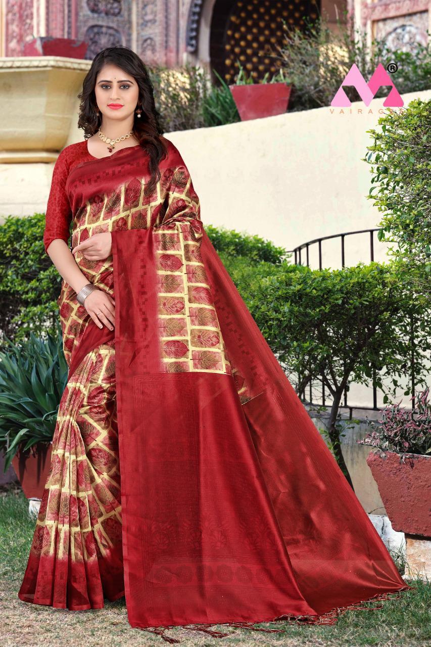 Mysure Silk Saree - Mysure Silk Fabric, Customized Size | Heavy Digital Print, Jhalr Work, Breathable & Washable For All Seasons