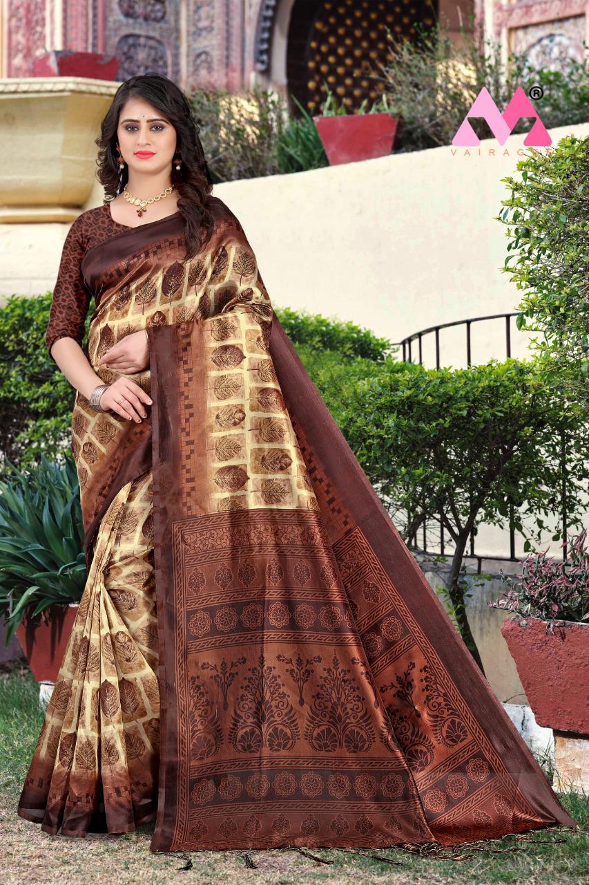 Mysure Silk Saree - Mysure Silk Fabric, Customized Size | Heavy Digital Print, Jhalr Work, Breathable & Washable For All Seasons