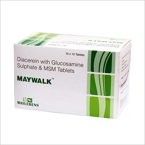 Diacerein With Glucosamine Sulphate And MSM Tablets