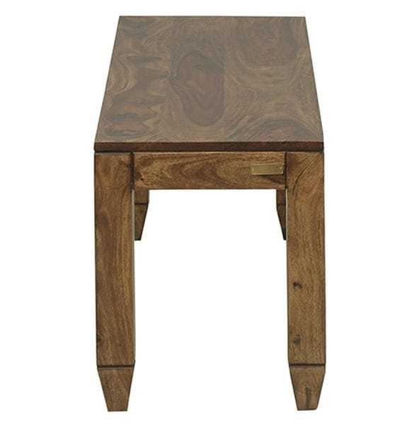 Solid Wood Bench - Sheesham Wood, 14x46x17 Inch | Handmade, Durable, Easy To Clean, Rustic Finish